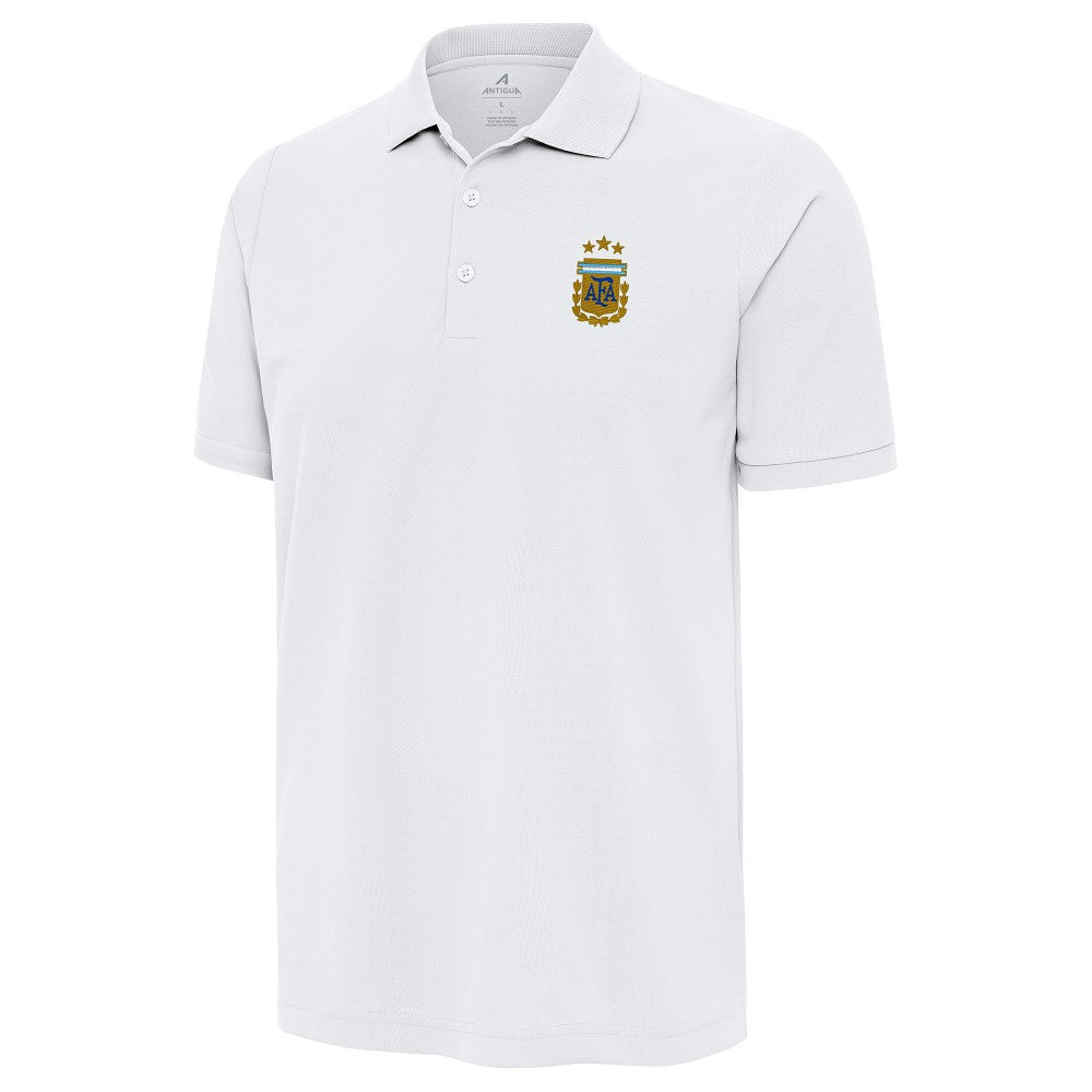 Argentina National Team Antigua Legacy Pique Polo for sale - White