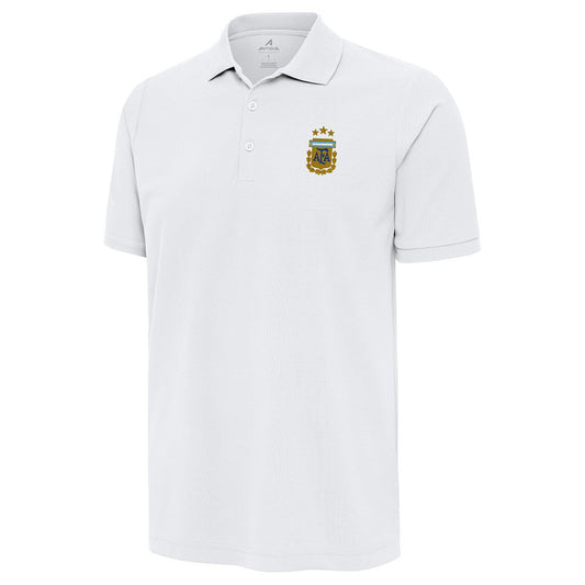 Argentina National Team Antigua Legacy Pique Polo for sale - White