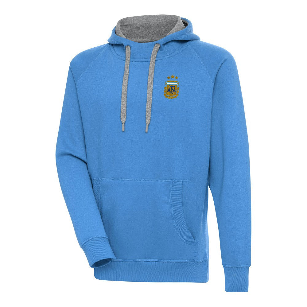 Argentina National Team Antigua Victory Pullover Hoodie for sale - Powder Blue