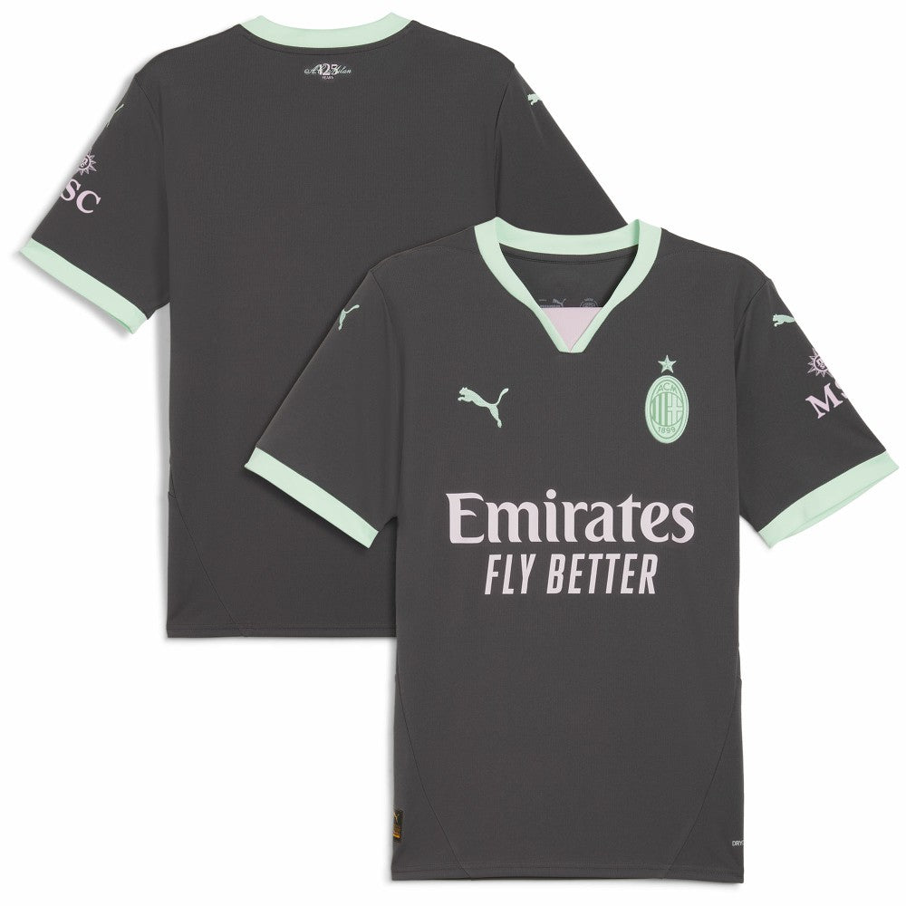 AC Milan 2024/25 Third Replica Jersey on sale - Charcoal