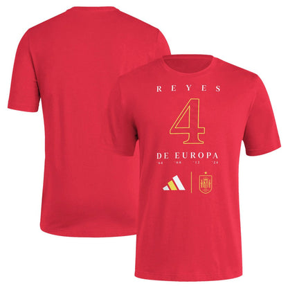 Spain National Team 2024 European Champions T-Shirt for sale - Red