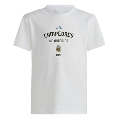 Argentina National Team Youth 2024 Copa America Champions T-Shirt for sale - White