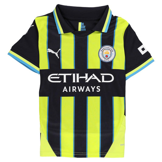 Manchester City Youth 2024/25 Away Replica Jersey Discount - Navy