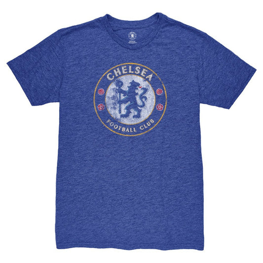 Chelsea 1863FC Color Badge Vintage Tri-Blend T-Shirt on sale - Blue