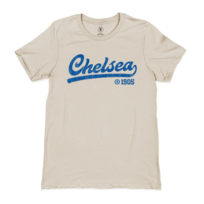 Chelsea 1863FC Script T-Shirt on sale - Tan