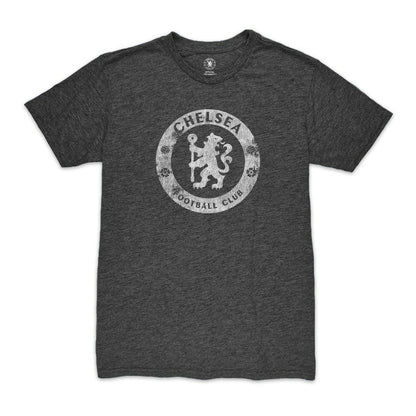 Chelsea 1863FC Mono Badge Vintage Tri-Blend T-Shirt on sale - Heather Black