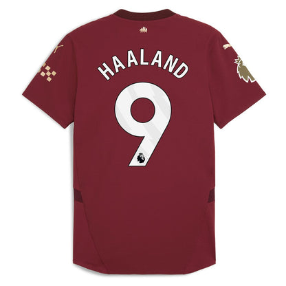 Erling Haaland Manchester City 2024/25 Third Player Jersey Discount - Burgundy
