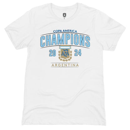Argentina National Team 1863FC 2024 Copa America Champions T-Shirt for sale - White