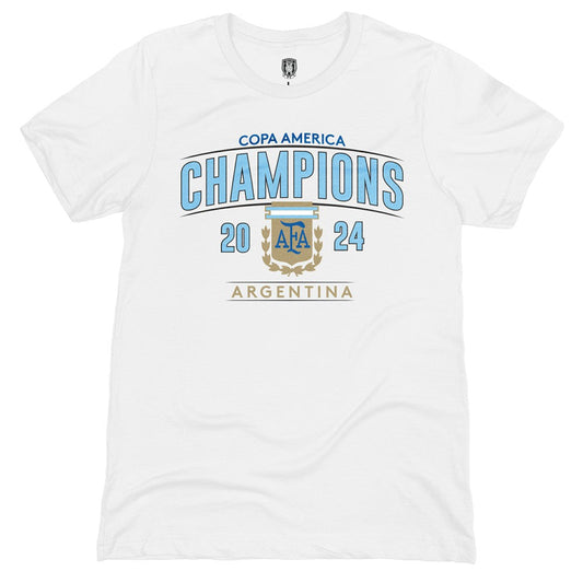 Argentina National Team 1863FC 2024 Copa America Champions T-Shirt for sale - White