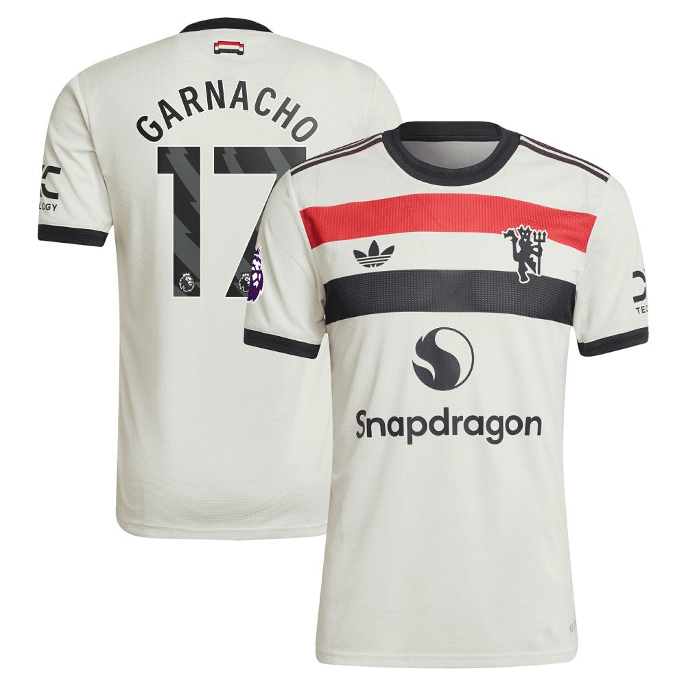 Alejandro Garnacho Manchester United Originals  2024/25 Third Jersey Discount - Cream