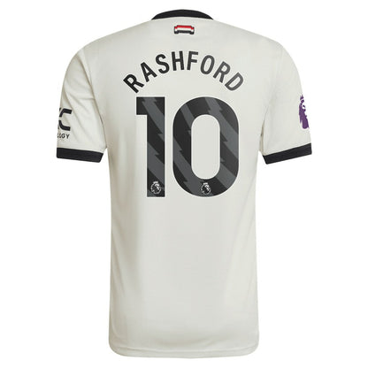 Marcus Rashford Manchester United Originals  2024/25 Third Jersey Discount - Cream