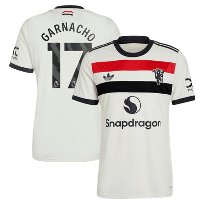 Alejandro Garnacho Manchester United Originals  2024/25 Third Replica Jersey Discount - Cream