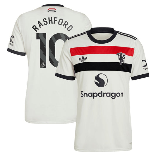 Marcus Rashford Manchester United Originals  2024/25 Third Replica Jersey Discount - Cream