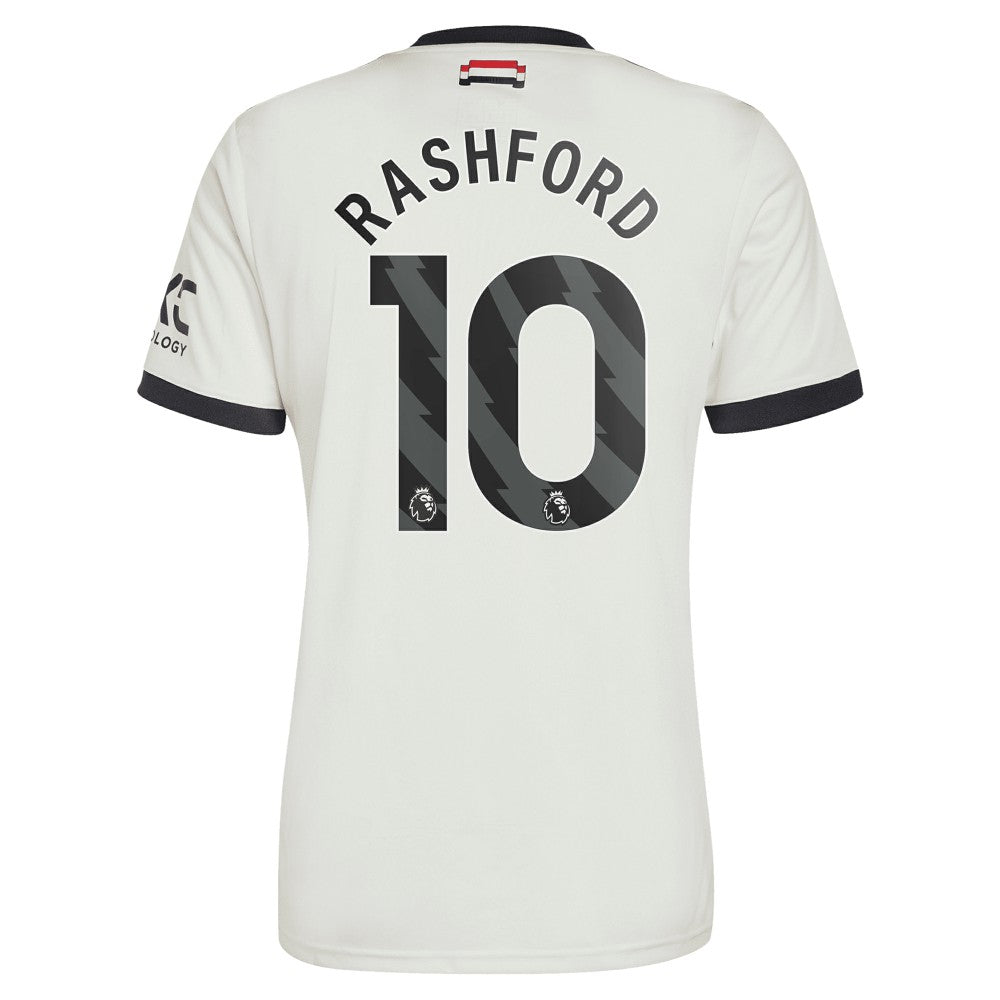 Marcus Rashford Manchester United Originals  2024/25 Third Replica Jersey Discount - Cream