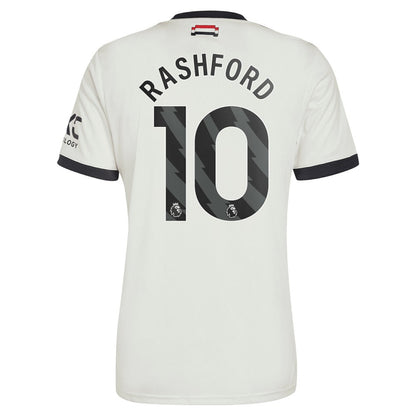 Marcus Rashford Manchester United Originals  2024/25 Third Replica Jersey Discount - Cream