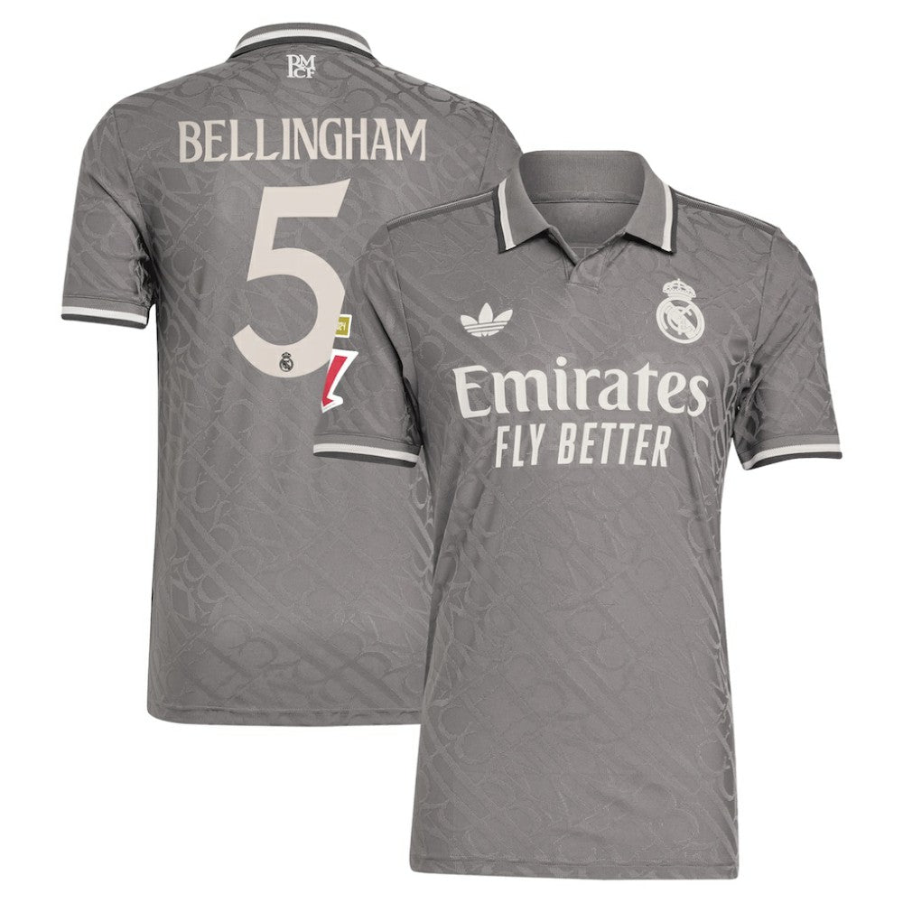 Jude Bellingham Real Madrid Originals 2024/25 Third Player Jersey Discount - Charcoal