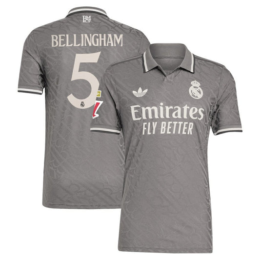 Jude Bellingham Real Madrid Originals 2024/25 Third Player Jersey Discount - Charcoal