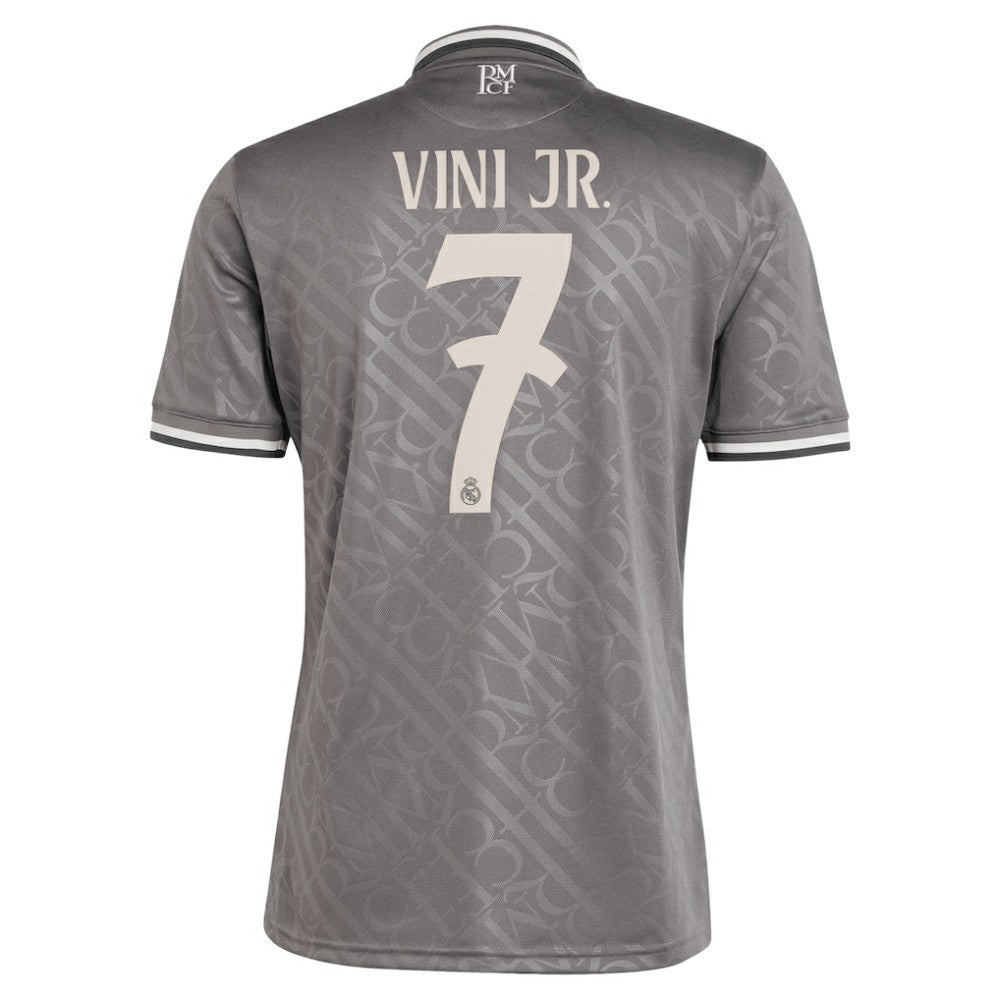 Vini Jr. Real Madrid Originals 2024/25 Third Replica Player Jersey Discount - Charcoal