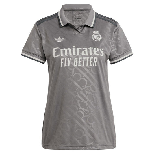 Vini Jr. Real Madrid Originals Women's 2024/25 Third Replica Player Jersey Discount - Charcoal