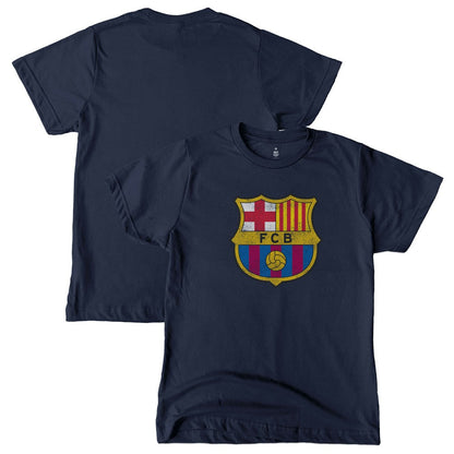 Barcelona 1863FC  Youth Color Badge T-Shirt on sale - Navy