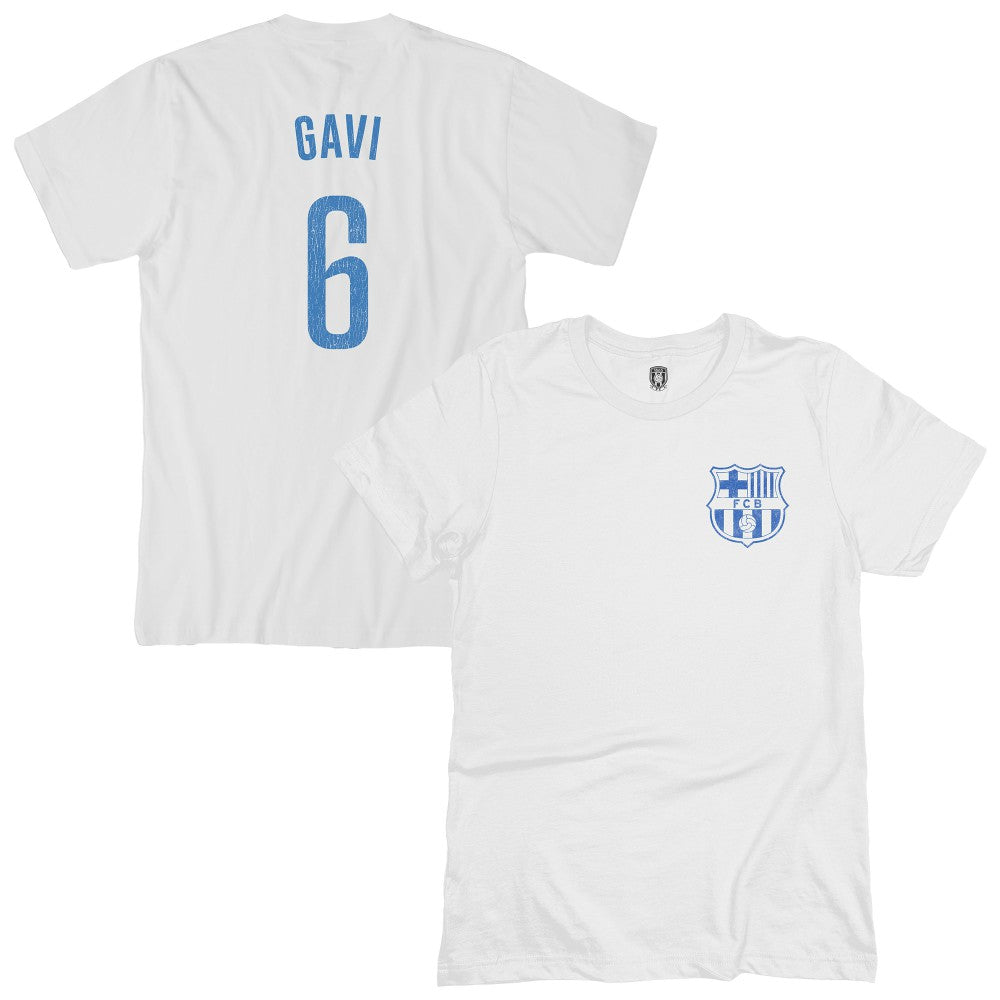 Gavi Barcelona 1863FC Player T-Shirt on sale - White
