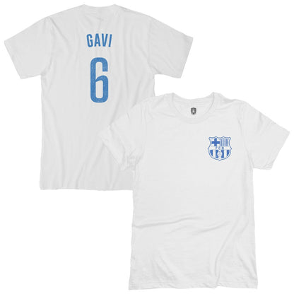 Gavi Barcelona 1863FC Player T-Shirt on sale - White