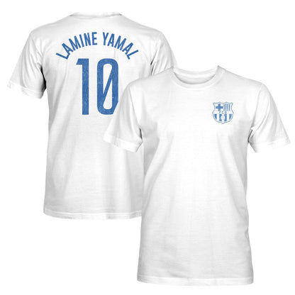 Lamine Yamal Barcelona 1863FC Player T-Shirt on sale - White