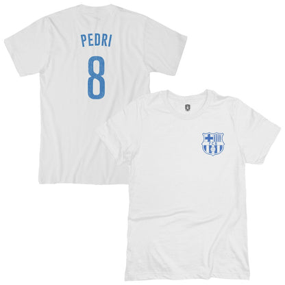 Pedri Barcelona 1863FC Player T-Shirt on sale - White