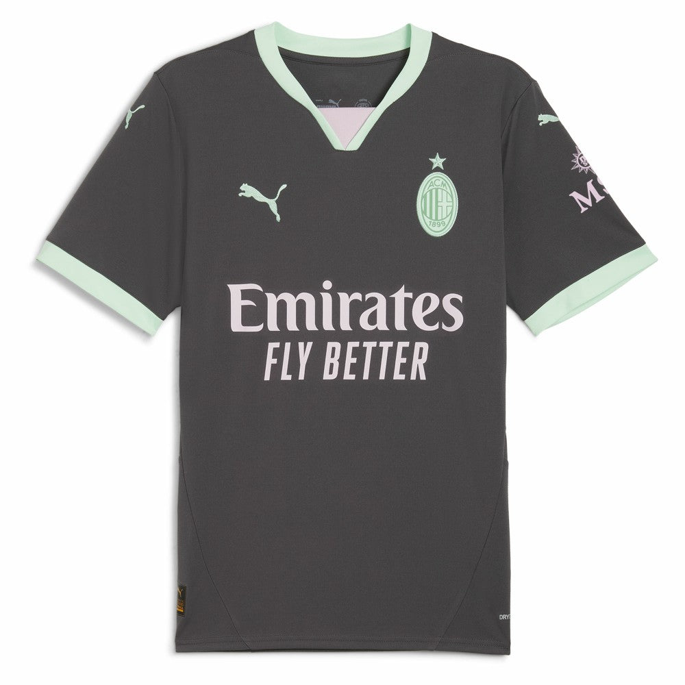Christian Pulisic AC Milan 2024/25 Third Replica Player Jersey on sale - Charcoal