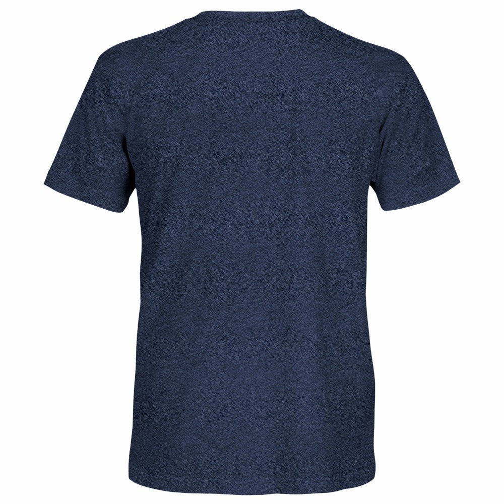 Tottenham Hotspur 1863FC Retro Mono Badge Vintage Tri-Blend T-Shirt Sale - Navy
