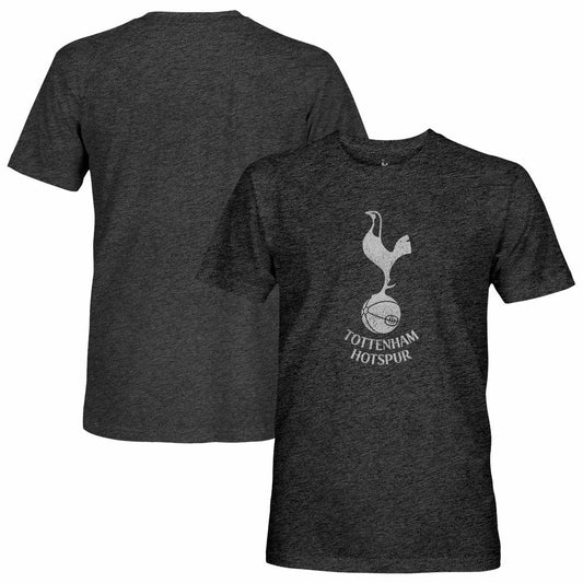 Tottenham Hotspur 1863FC Mono Badge Vintage Tri-Blend T-Shirt Sale - Black