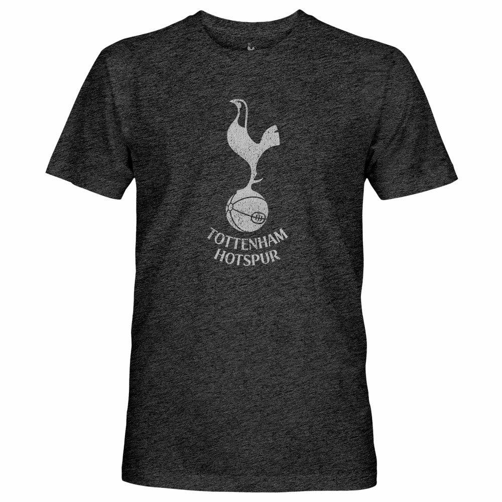 Tottenham Hotspur 1863FC Mono Badge Vintage Tri-Blend T-Shirt Sale - Black