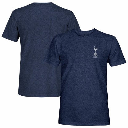 Tottenham Hotspur 1863FC Left Mono Badge Vintage Tri-Blend T-Shirt Sale - Navy