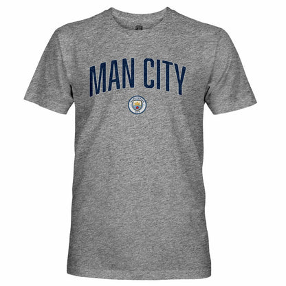 Manchester City 1863FC Wordmark Retro Tri-Blend T-Shirt Discount - Heather Gray