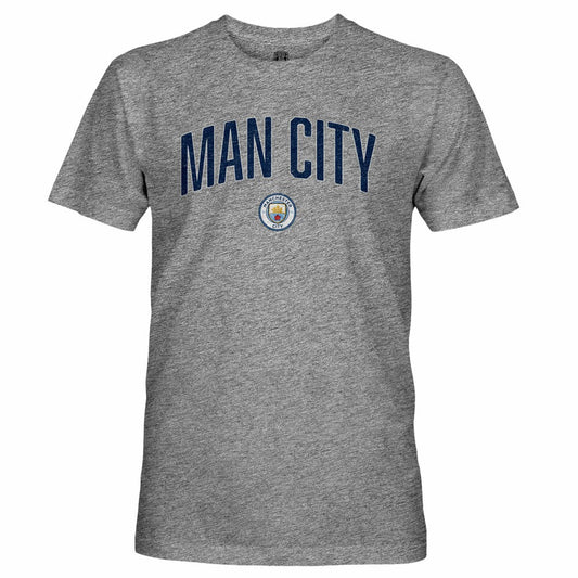 Manchester City 1863FC Wordmark Retro Tri-Blend T-Shirt Discount - Heather Gray