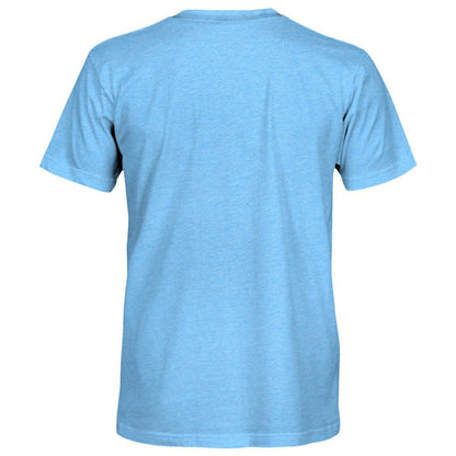 Manchester City 1863FC Mono Badge Lock-Up Retro Tri-Blend T-Shirt Discount - Sky Blue