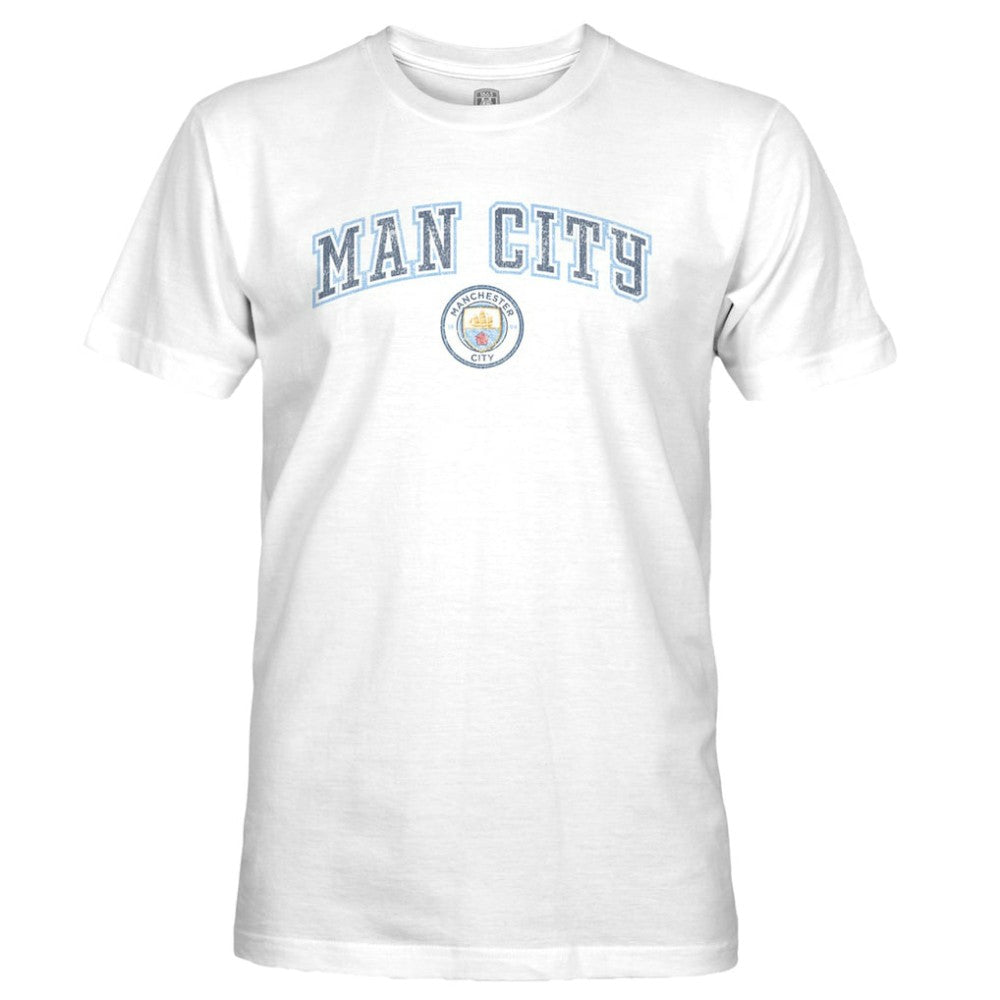 Manchester City 1863FC Athletic Wordmark T-Shirt Discount - White