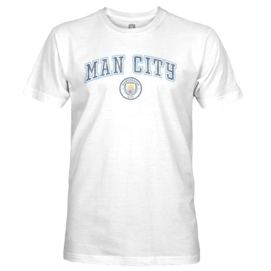 Manchester City 1863FC Athletic Wordmark T-Shirt Discount - White