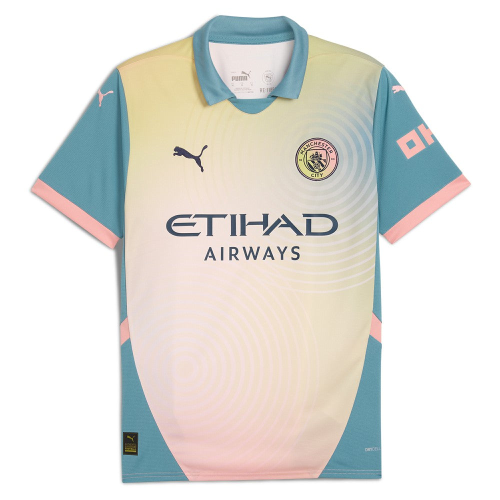 Manchester City 2024/25 Fourth Replica Jersey Discount - Blue