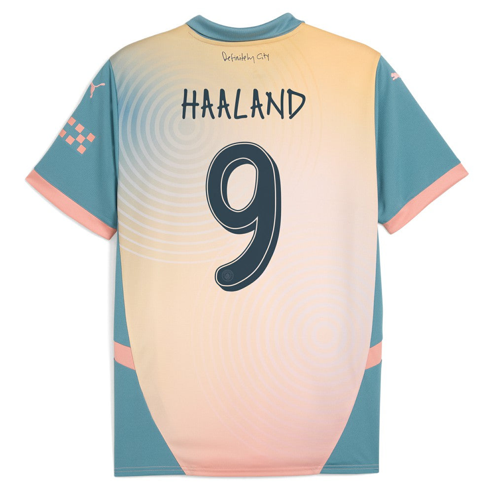 Erling Haaland Manchester City 2024/25 Fourth Replica Player Jersey Discount - Blue
