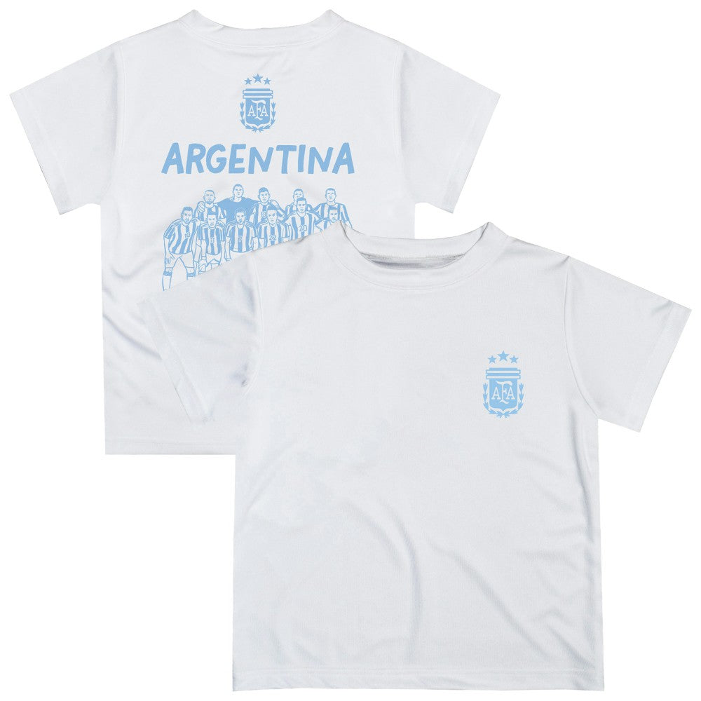 Argentina National Team Vive La Fete Youth Impressions Artwork Icons T-Shirt for sale - White