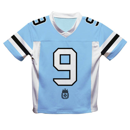 Julián Álvarez Argentina National Team Vive La Fete  Football Jersey for sale - Light Blue