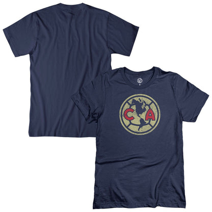 Club America 1863FC Color Badge T-Shirt Discount - Navy