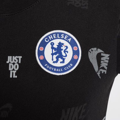 Chelsea Youth Just Do It Crest T-Shirt Discount - Black