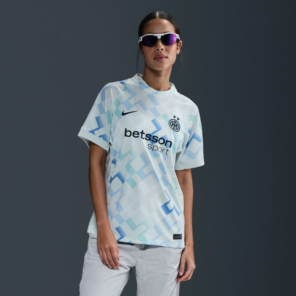 Inter Milan Women's 2025/26 Away Replica Jersey Discount - Aqua