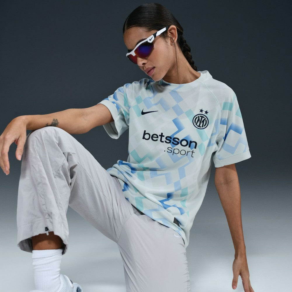Inter Milan Women's 2025/26 Away Replica Jersey Discount - Aqua
