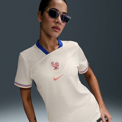 France Women's National Team Women's 2025/26 Away Replica Jersey for sale - Cream