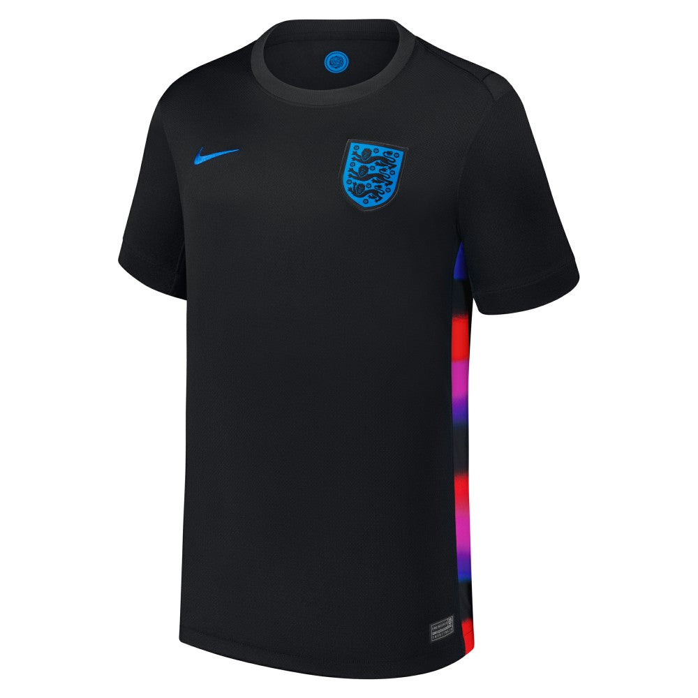England Women's National Team Youth 2025/26 Away Replica Jersey for sale - Black
