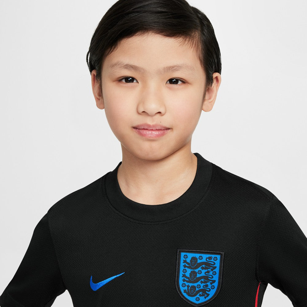 England Women's National Team Youth 2025/26 Away Replica Jersey for sale - Black