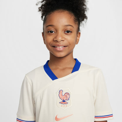 France Women's National Team Youth 2025/26 Away Replica Jersey for sale - Cream